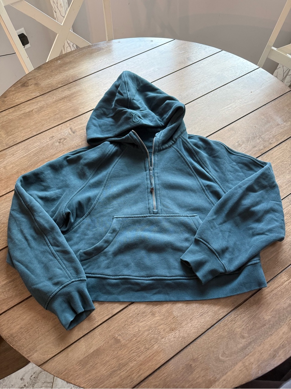 Lululemon Oversized Cropped Scuba Hoodie Half Zip